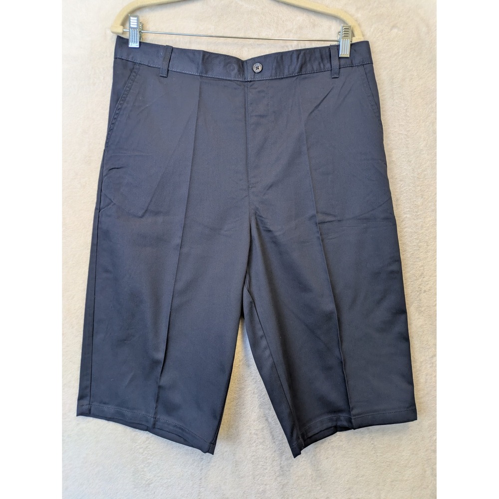 French Toast Boys Navy Blue Pull-On Husky School Uniform Shorts Size 20 SH9113 E